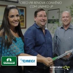 Creci-PB renova convnio com a Unimed-JP