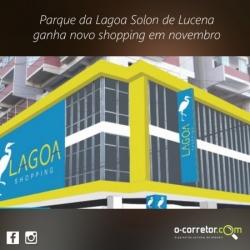 Parque da Lagoa Solon de Lucena ganha novo shopping em novembro